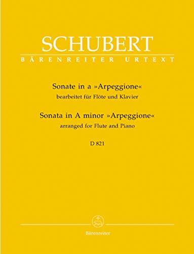 Sonata in A minor D 821 ""Arpeggione"" arranged for Flute & Piano