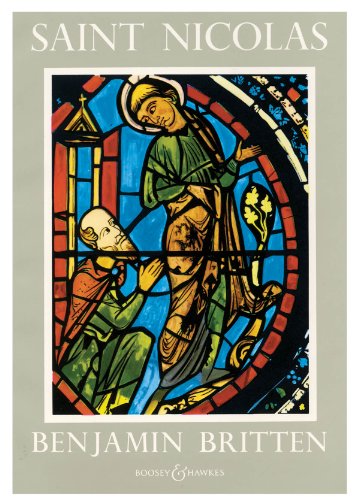 Saint Nicolas: A Cantata. op. 42. tenor solo, mixed choir (SATB), women's choir (SA), 4 boy's voices, string orchestra, piano (4 hands) and percussion. Réduction pour piano.