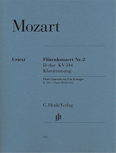 Concerto for Flute and Orchestra D major KV 314 - flute and orchestra - piano reduction with solo part - (HN 674)