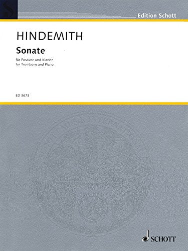 Hindemith Sonata Trombone 1895-1963