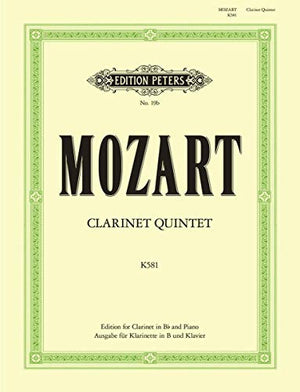 Clarinet Quintet in a K581 (Arranged in B Flat for Clarinet in B Flat and Piano)