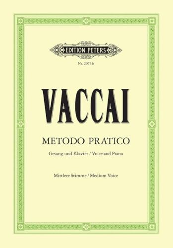 Metodo Pratico Di Canto Italiano for Voice and Piano (Medium Voice)