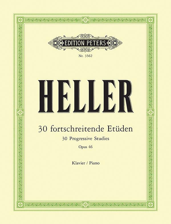 Heller: 30 Progressive Studies Op.46 (Piano Solo) (EP3562) (Edition Peters)