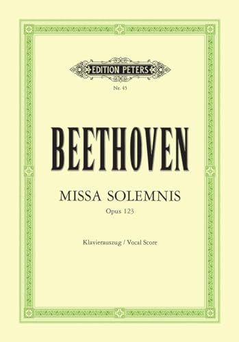 MASS IN D MISSA SOLEMNIS OP.123