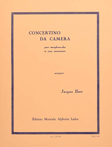 Ibert: Concertino Da Camera
