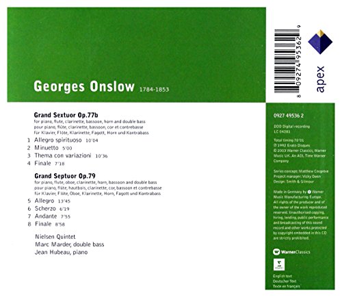 Georges Onslow - Grand Septuor; Grand Sextuor
