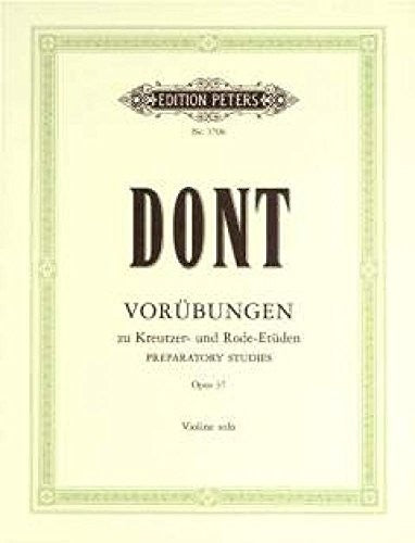 24 Preparatory Exercises to the Kreutzer and Rode Studies Op. 37 for Violin