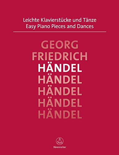 Handel Easy Piano Pieces and Dances