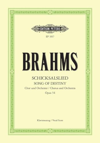 Brahms: Schicksalslied, Op. 54 (Vocal Score)
