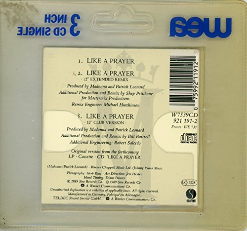 Like a Prayer (3 Inch CD Single)