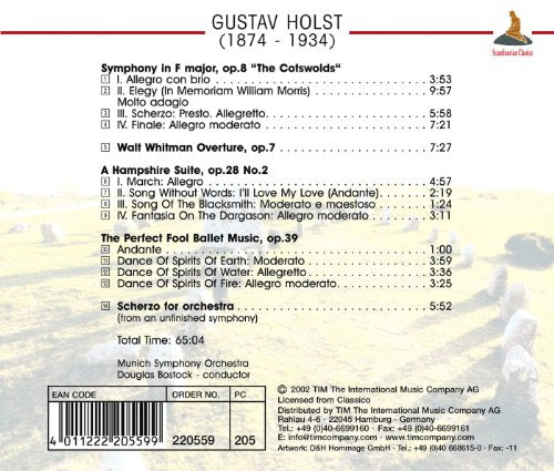 Holst: Symphony in F - A Hampshire Suite