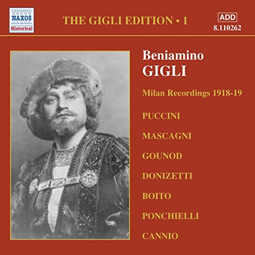 GIGLI, Beniamino: Milan Recordings