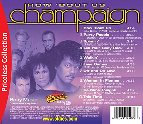Champaign - The Very Best of Champaign: How 'Bout Us