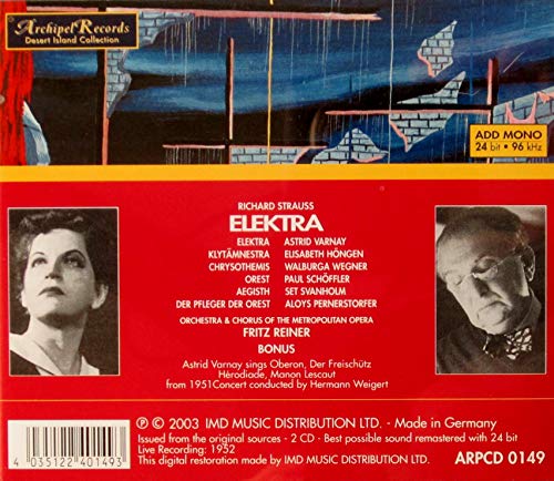 Elektra : Astrid Varnay , Fritz Reiner