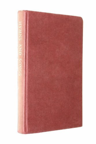 Hymns& Songs. A supplement to the Methodist Hymn Book. [Melody edition.]