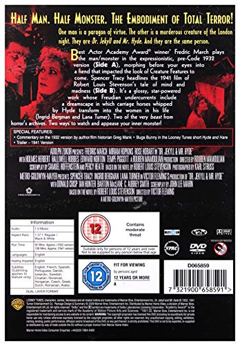 Dr Jekyll And Mr Hyde [DVD] [1941] [1932]