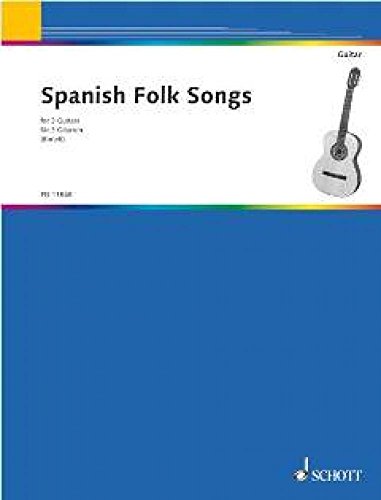 Spanish Folk Songs: 3 guitars. Partition d'exécution.