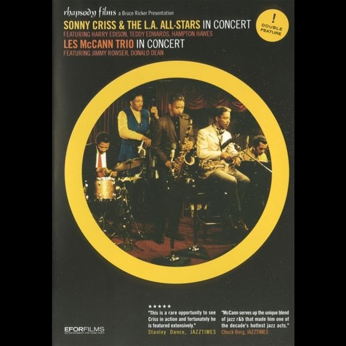 Sonny Criss  the La  Les McCann Trio Live