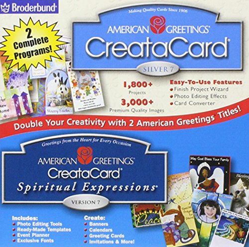 American Greetings CreataCard Silver 7 & Spirtual Expressions, Version 7