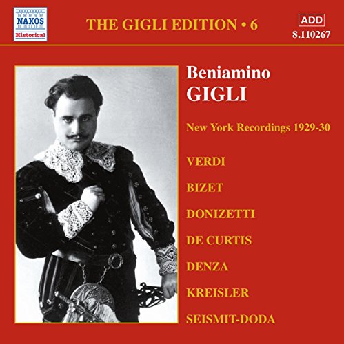 GIGLI, Beniamino: New York Recordings