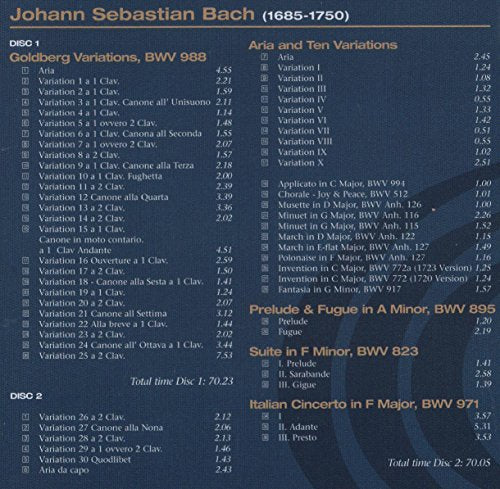 Rosalyn Tureck: Bach: Goldberg Variations/Aria & Variations In The Italian Style/...