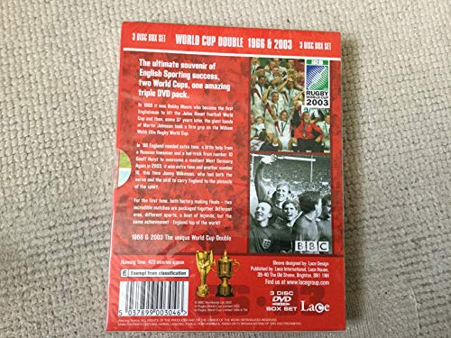 England Football 1966 World Cup Final / England Rugby 2003 World Cup Final (3 Disc Box Set) [DVD]