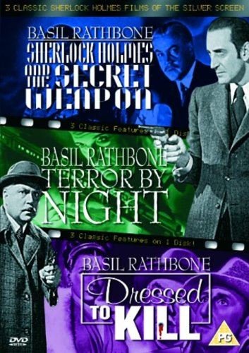 3 Classic Sherlock Holmes Films Of The Silver Screen - Vol. 1 - Sherlock Holmes And The Secret Weapo