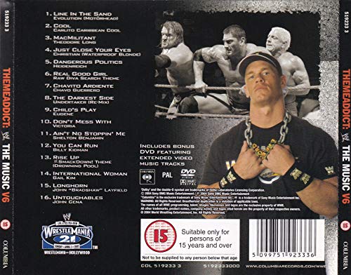Themeaddicts: WWE The Music Vol 6 [CD + DVD]