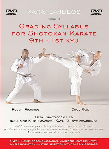 Grading Syllabus For Shotokan Karate - 9th To 1st Kyu [DVD]
