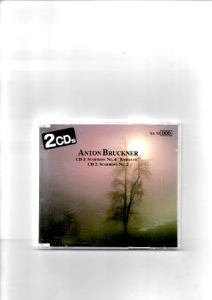 Anton Bruckner 2CD - CD1 Symphony No. 4 Romantic, CD2 Symphony No. 2