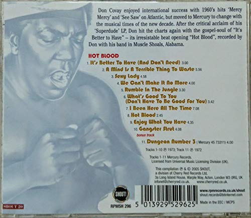 Hot Blood: the Mercury Years Vol.2 Plus