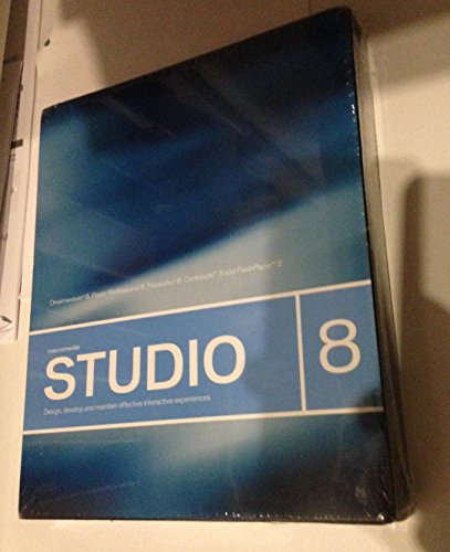 Studio 8 (Includes: Flash Professional 8, Dreamweaver 8, Fireworks 8, Contribute 3, and FlashPaper 2)