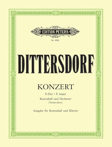 Double Bass Concerto in e (Edition for Double Bass and Piano)