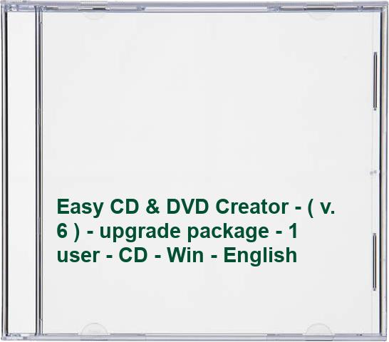 Easy CD & DVD Creator - ( v. 6 ) - upgrade package - 1 user - CD - Win - English