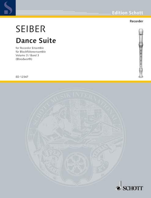 Dance Suite: 4 recorders (SATB). Partition et parties.