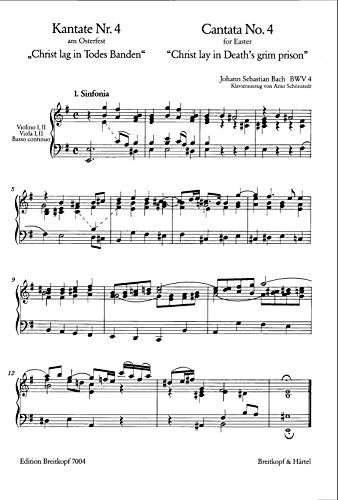 CHRIST LAG IN TODES BANDEN - KANTATE NR. 4 CHANT