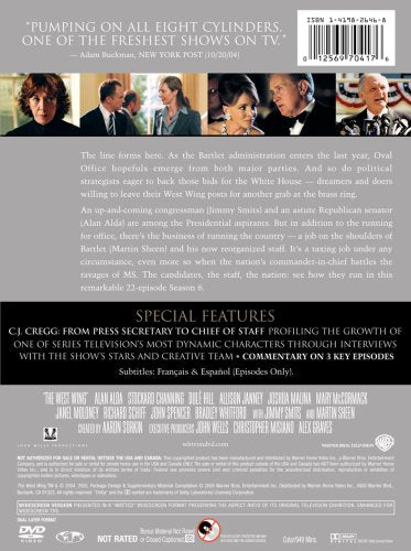 West Wing: Complete Sixth Season [DVD] [2001] [Region 1] [US Import] [NTSC]
