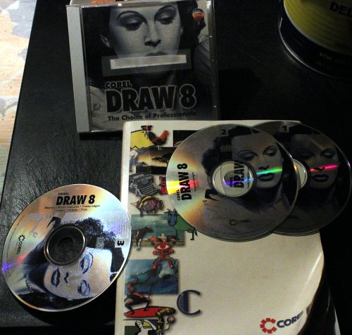 COREL DRAW 8 - THE CHOICE OF PROFESSIONALS