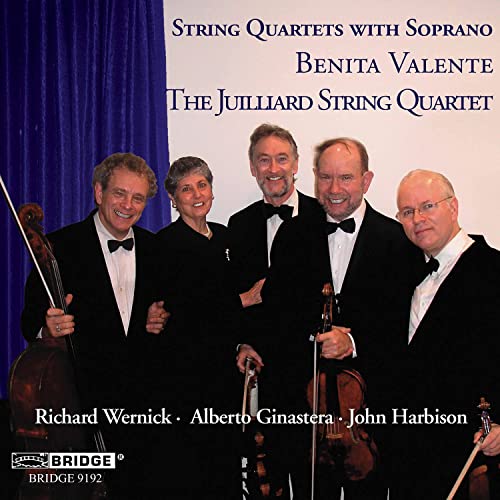 Ginastera, Harbison, Wernick - Works for Soprano String Quartet