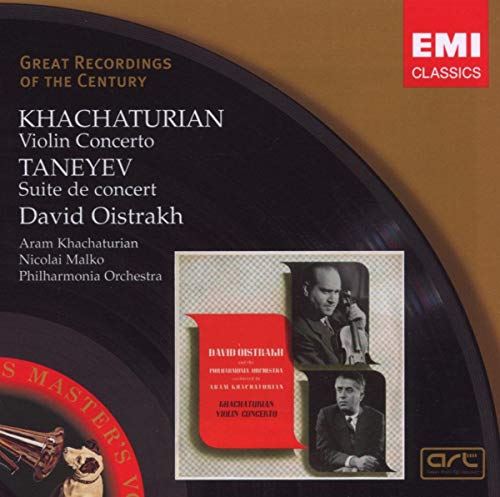 David Oistrakh - Khachaturian: Violin Concerto, Taneyev: Suite de concert