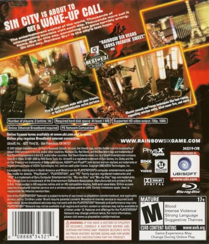 Tom Clancy's Rainbow Six: Vegas (PS3)