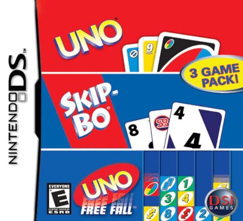 Uno Skip Bo Uno Freefall Nds