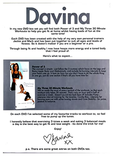 Davina - The Box Set : The Power Of 3 / My Three 30 Minute Workouts [2005] [DVD]