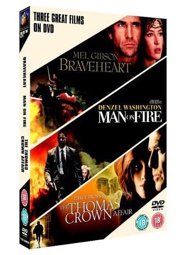 Man On Fire/Braveheart/The Thomas Crown Affair [DVD]