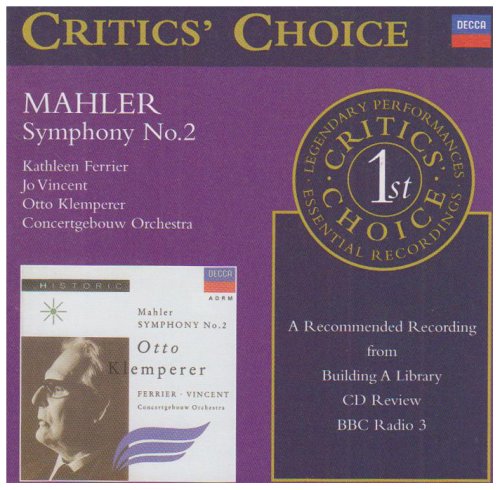Symphony No. 2 (Klemperer, Concertgebouw Orchestra, Vincent)