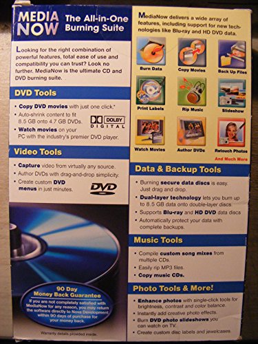 Nova MediaNow CD and DVD Burning Suite (PC)