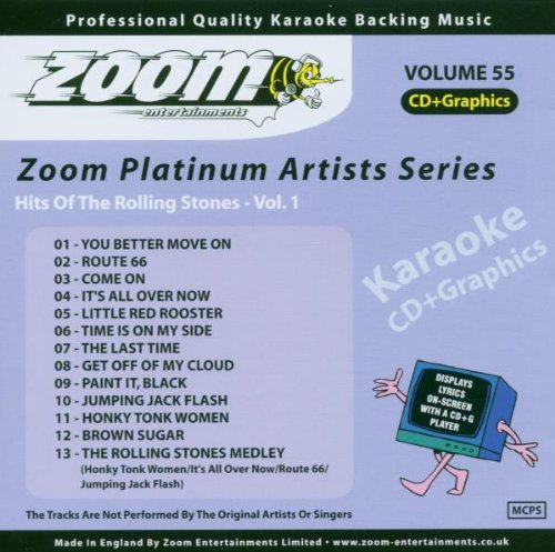 Zoom Karaoke CD+G - Platinum Artists 55: The Rolling Stones 1