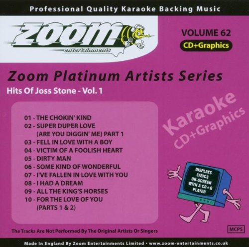 Zoom Karaoke CD+G - Platinum Artists 62: Joss Stone