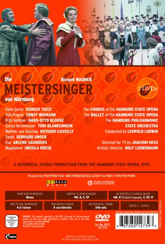 Die Meistersinger Von Nrnberg Hamburg State Opera Ludwig