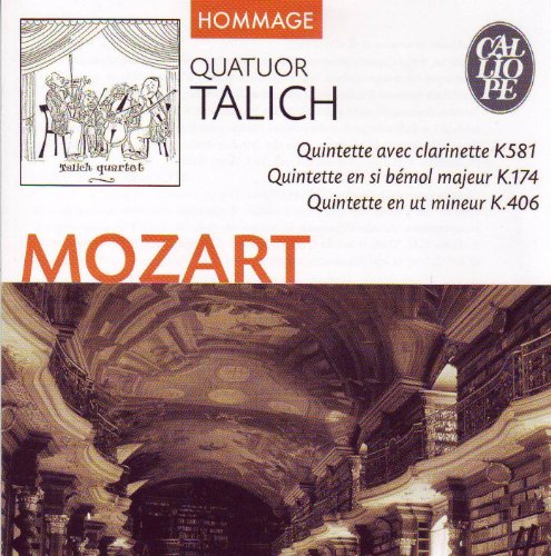 Quintet K.406, Quintet K.174, Clarinet Quintet (Talich 4tet)